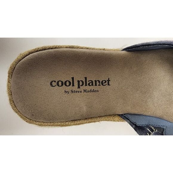 Cool Planet by Steve Madden Women's Juniper Gray Multi Tie-Dye Slide Sandals 7.5 - Picture 6 of 8